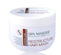 №. Реструктурирующая маска с кератином и кокосовым маслом SM 128 (500 мл) Spa Master Professional